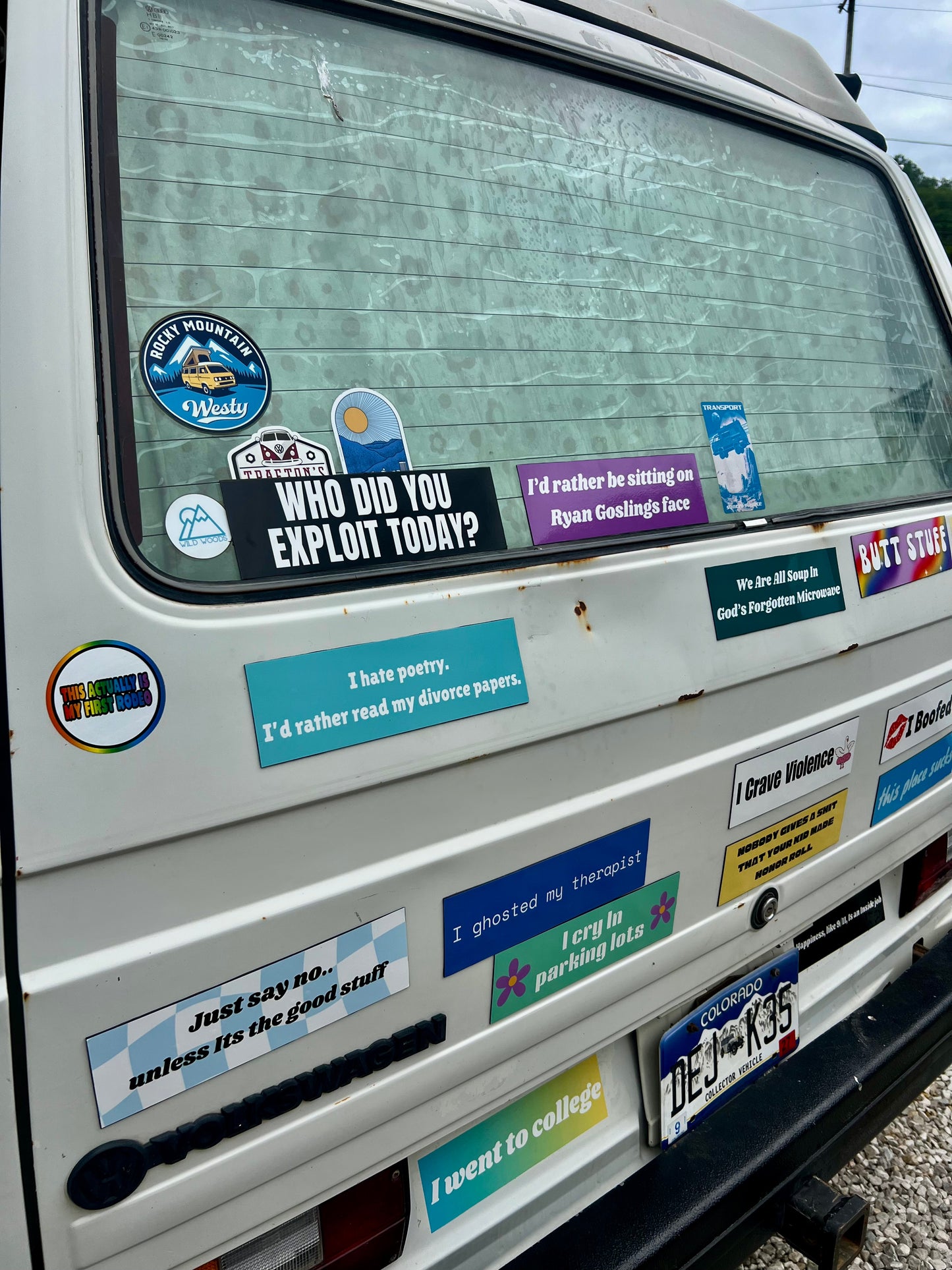 I Hate Poetry, I'd Rather Read My Divorce Papers Sticker