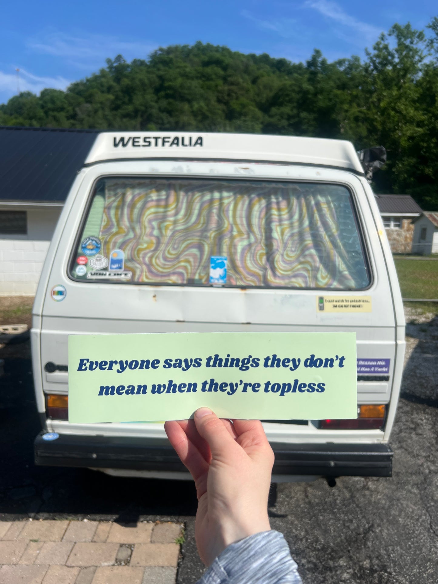 everyone says things they don't mean when they're topless