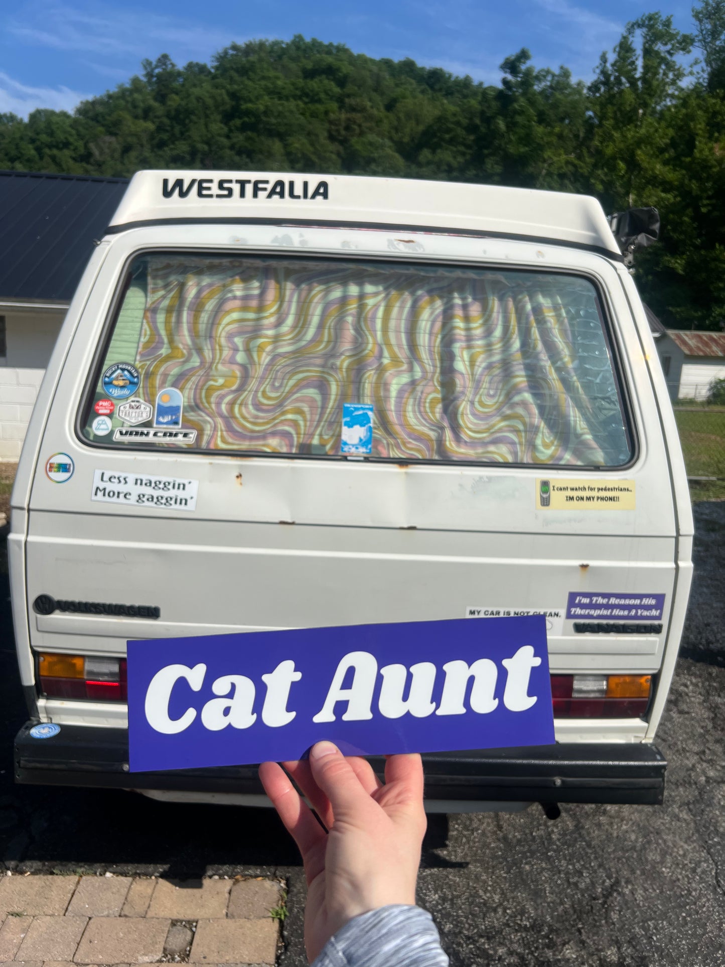 Cat Aunt Sticker