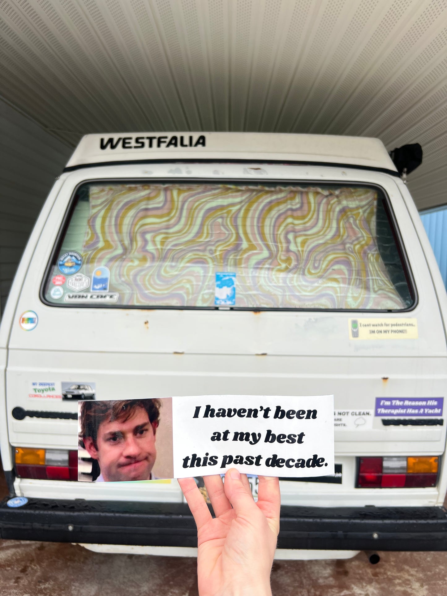 I haven't been at my best this past decade sticker