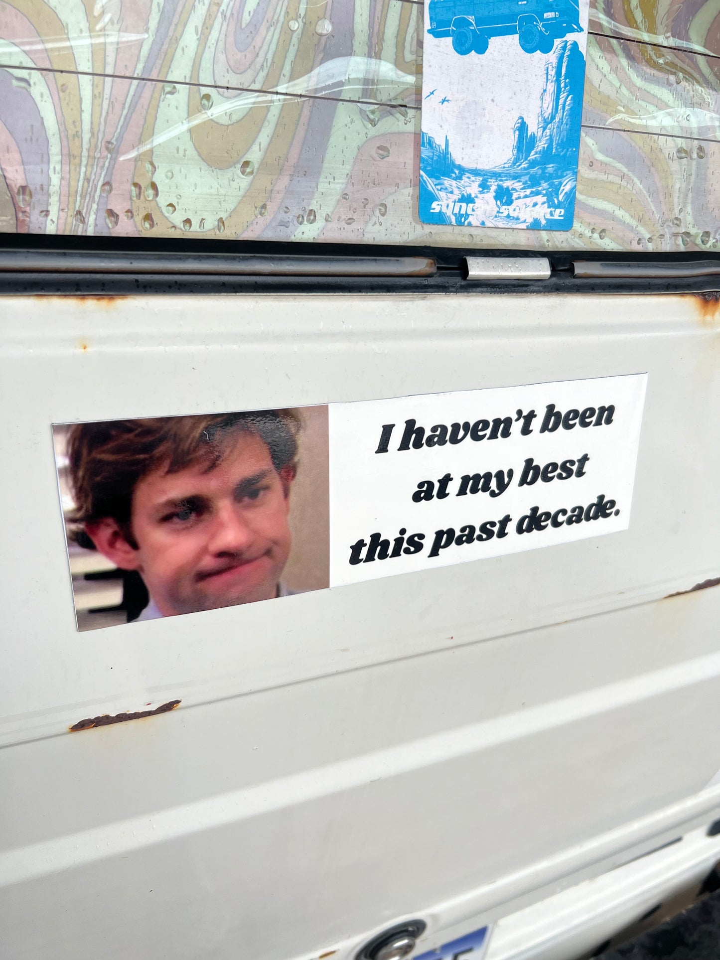 I haven't been at my best this past decade sticker