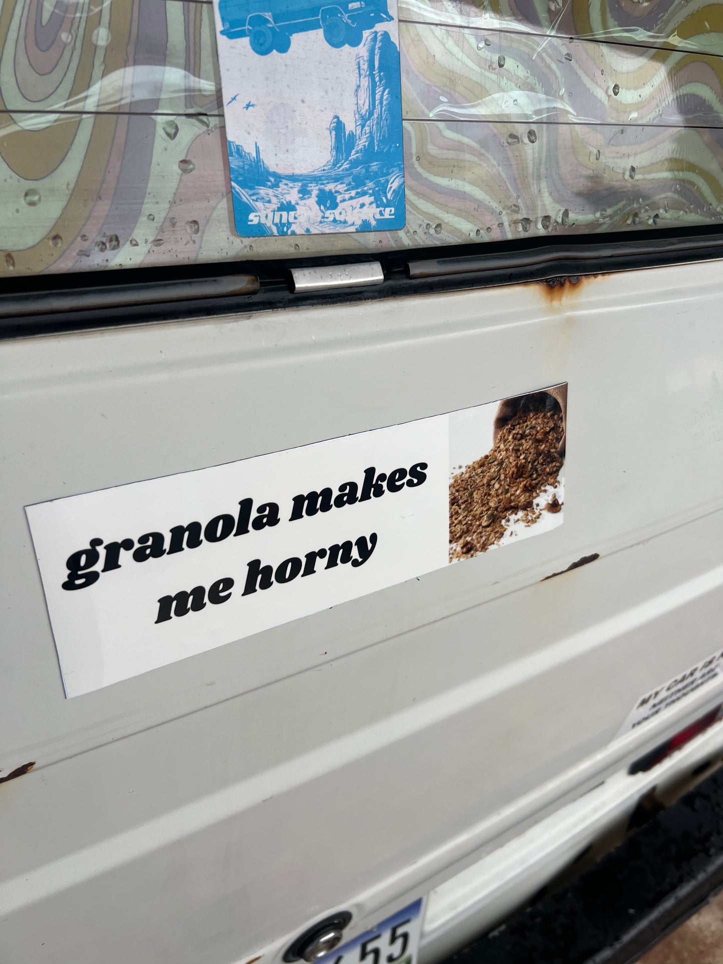 granola makes me horny sticker