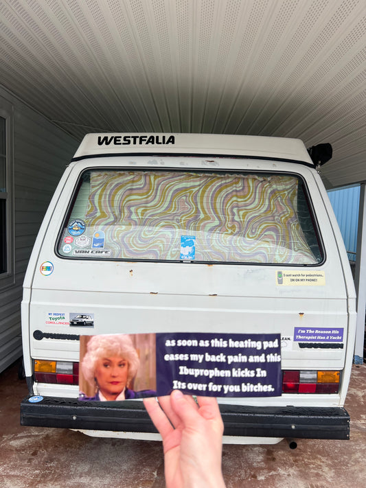 its over for you bitches golden girls sticker