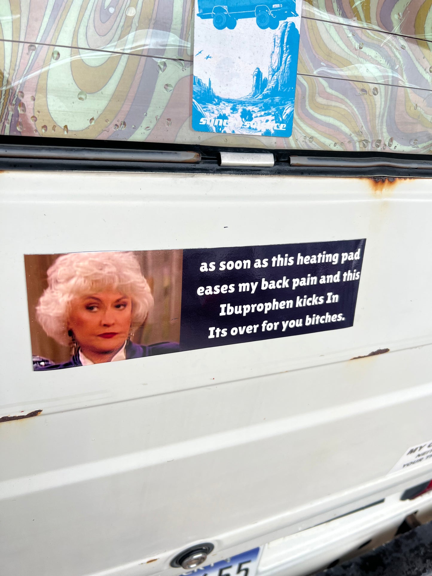 its over for you bitches golden girls sticker