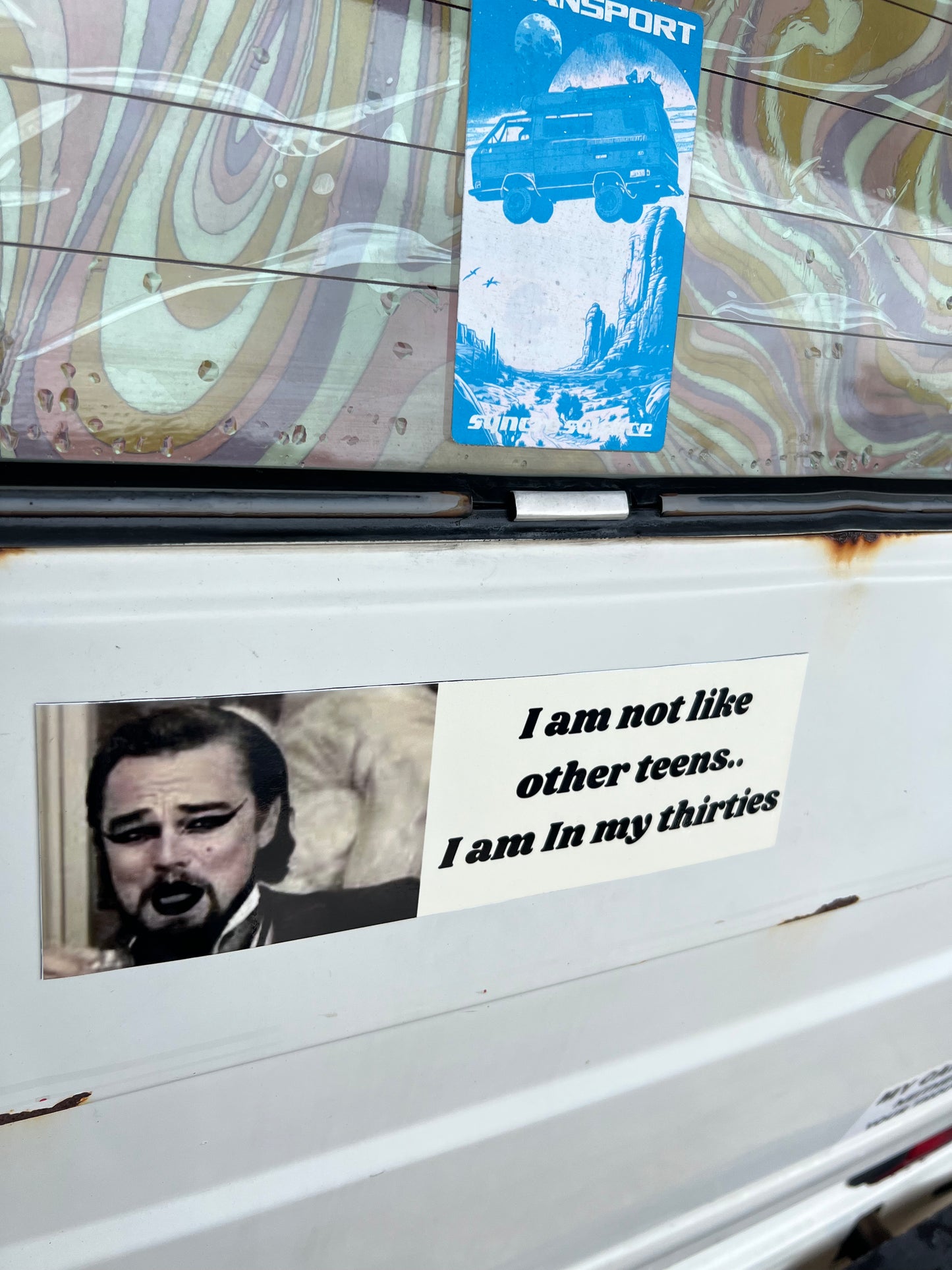 I'm not like other teens, I'm in my thirties sticker