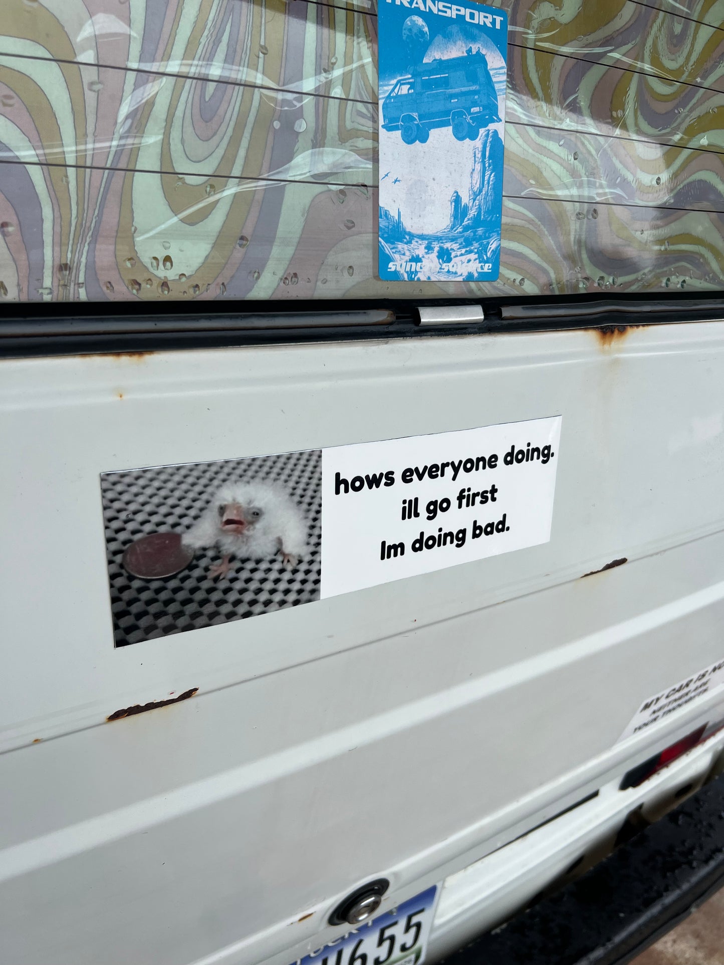 hows everyone doing. ill go first. im doing bad sticker