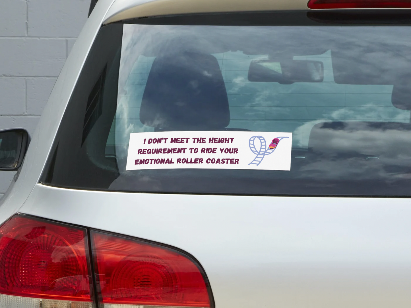 Emotional Rollercoaster Sticker
