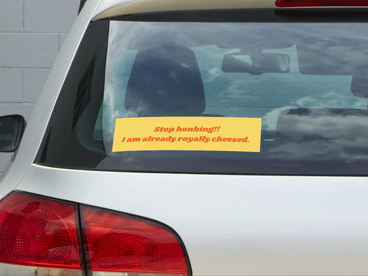 Royally Cheesed Sticker