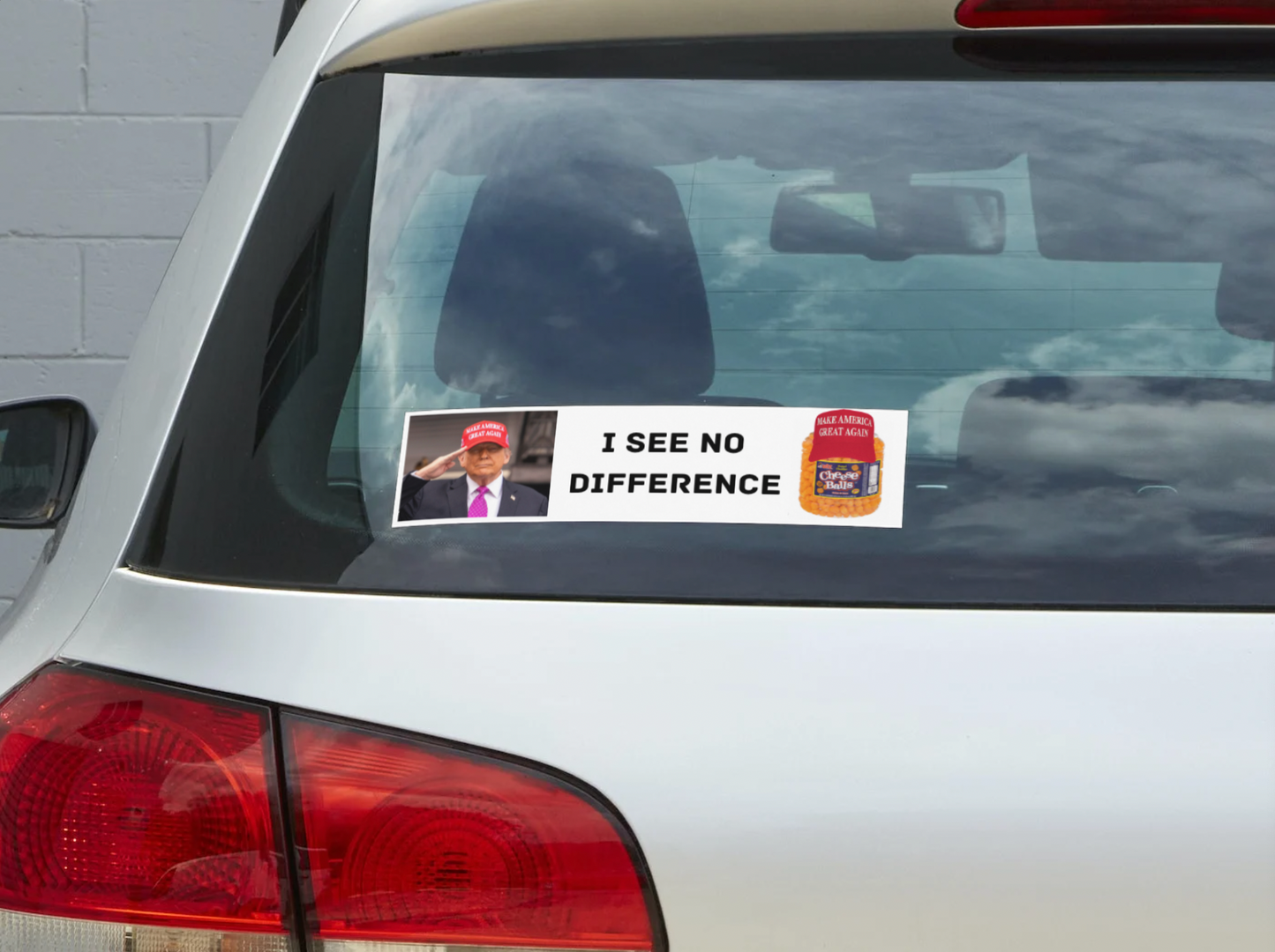 Trump Cheese Puff Sticker