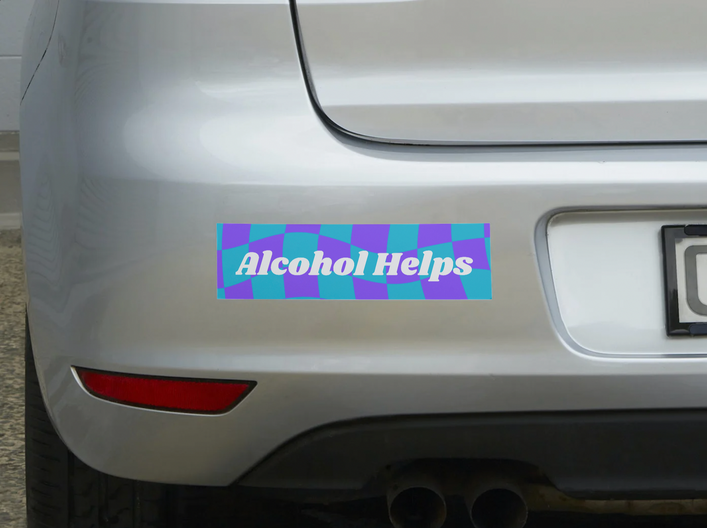 Alcohol Helps Sticker