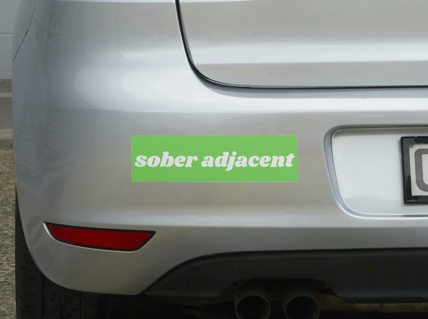 Sober Adjacent Sticker