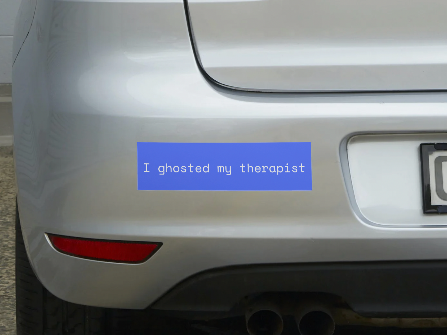 I Ghosted My Therapist Sticker