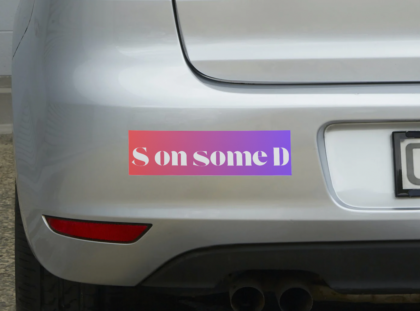 S on some D Sticker
