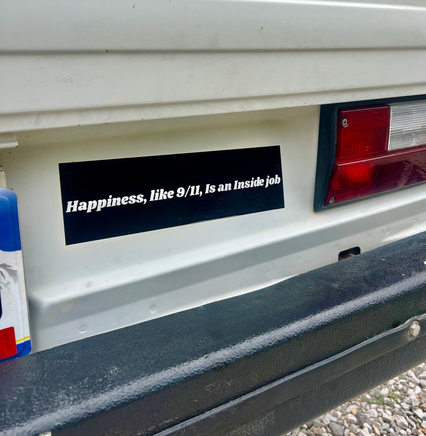 Happiness is an inside job Sticker